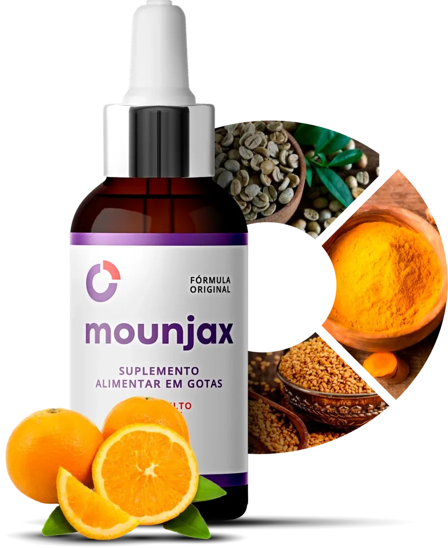 Mounjax suplemento em gotas para emagrecer